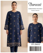 Bareeze Lawn 2 Piece Suit Dubai - Summer 2026 | Code 2661 Design B