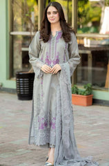 Mushq Luxury Chikan Kari Lawn – 3 Piece Unstitched Summer Collection (Most Demanding Edition)