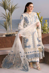 Aneela Premium Chikan Kari Lawn – 3 Piece Unstitched Suit with Luxury Khaadi Net Dupatta (Most Demanding Edition)
